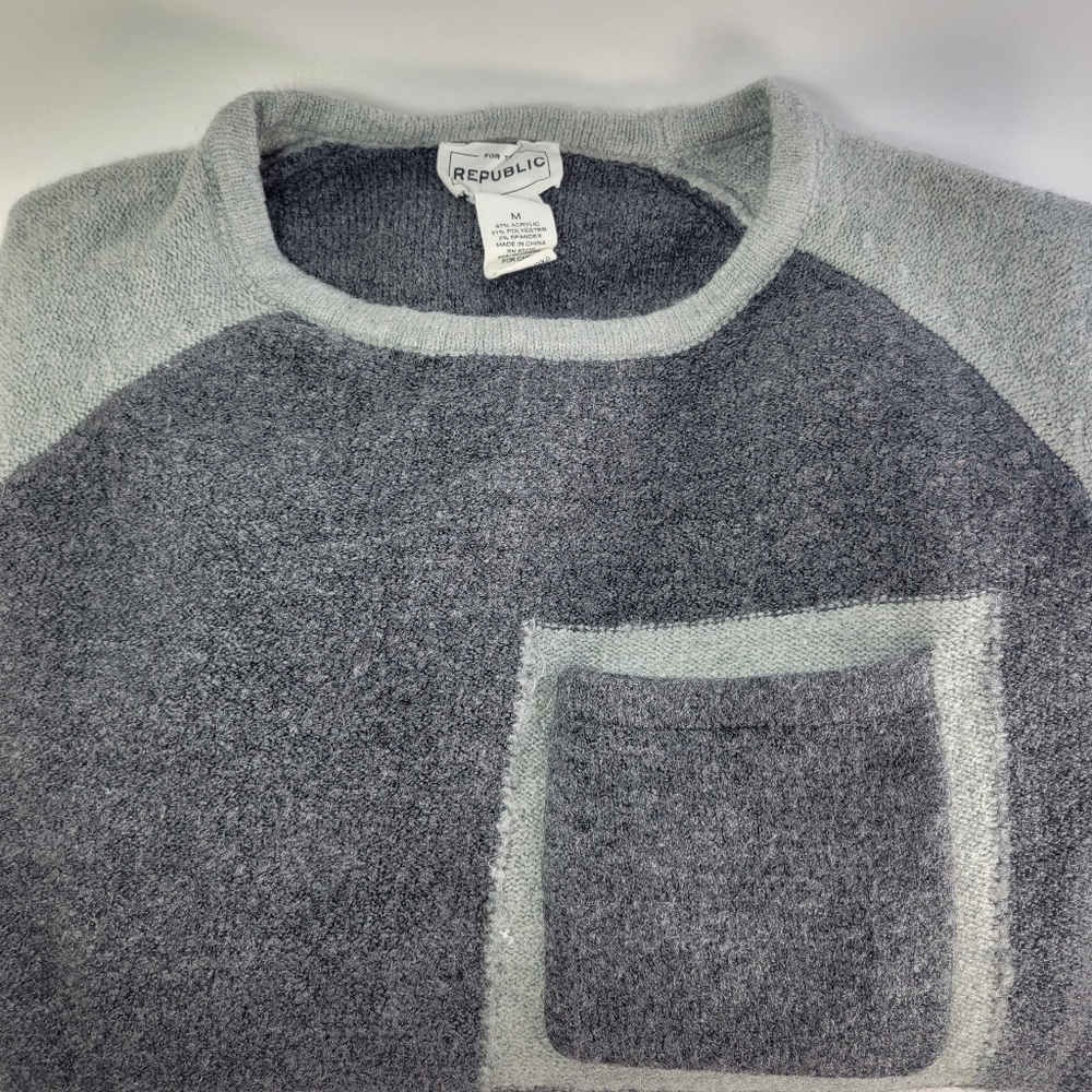 For the Republic sweater women's size med gray